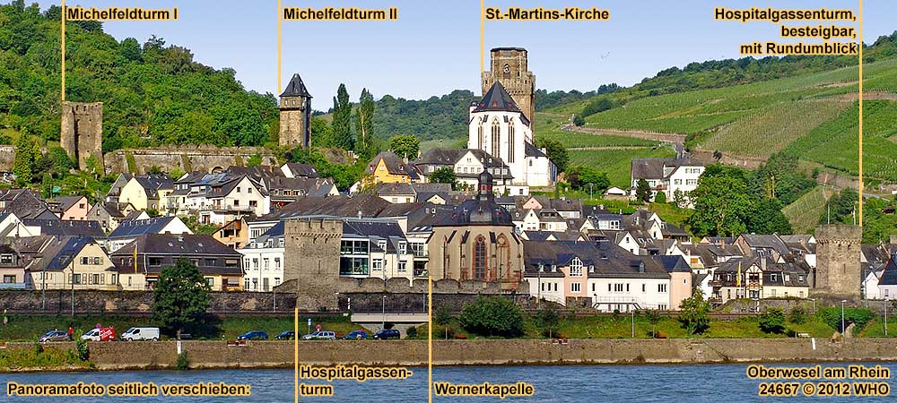 Oberwesel Panoramafoto